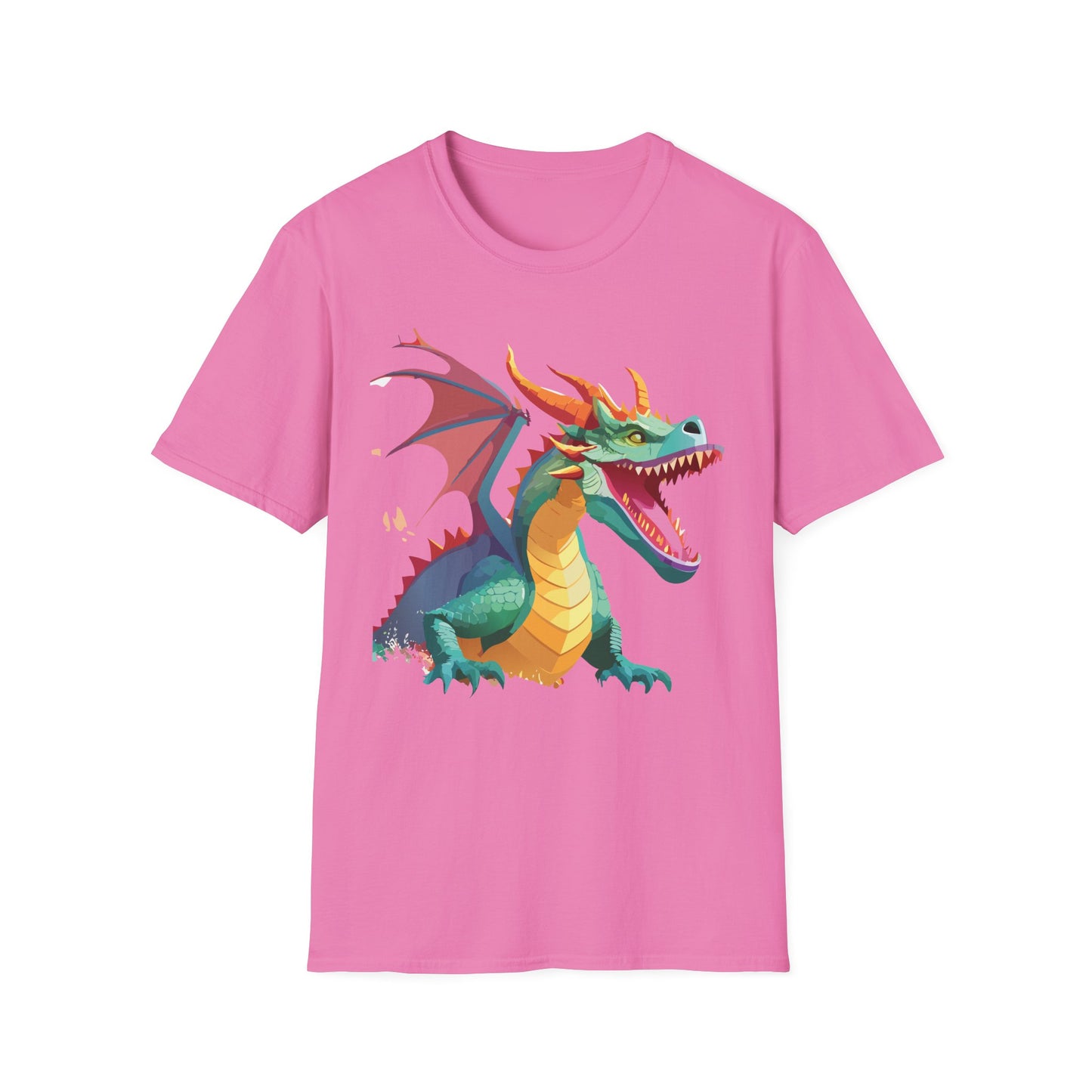 Dragon Graphic T Shirt Unisex Softstyle Cotton Tee Dragon Art Shirt For Men Women
