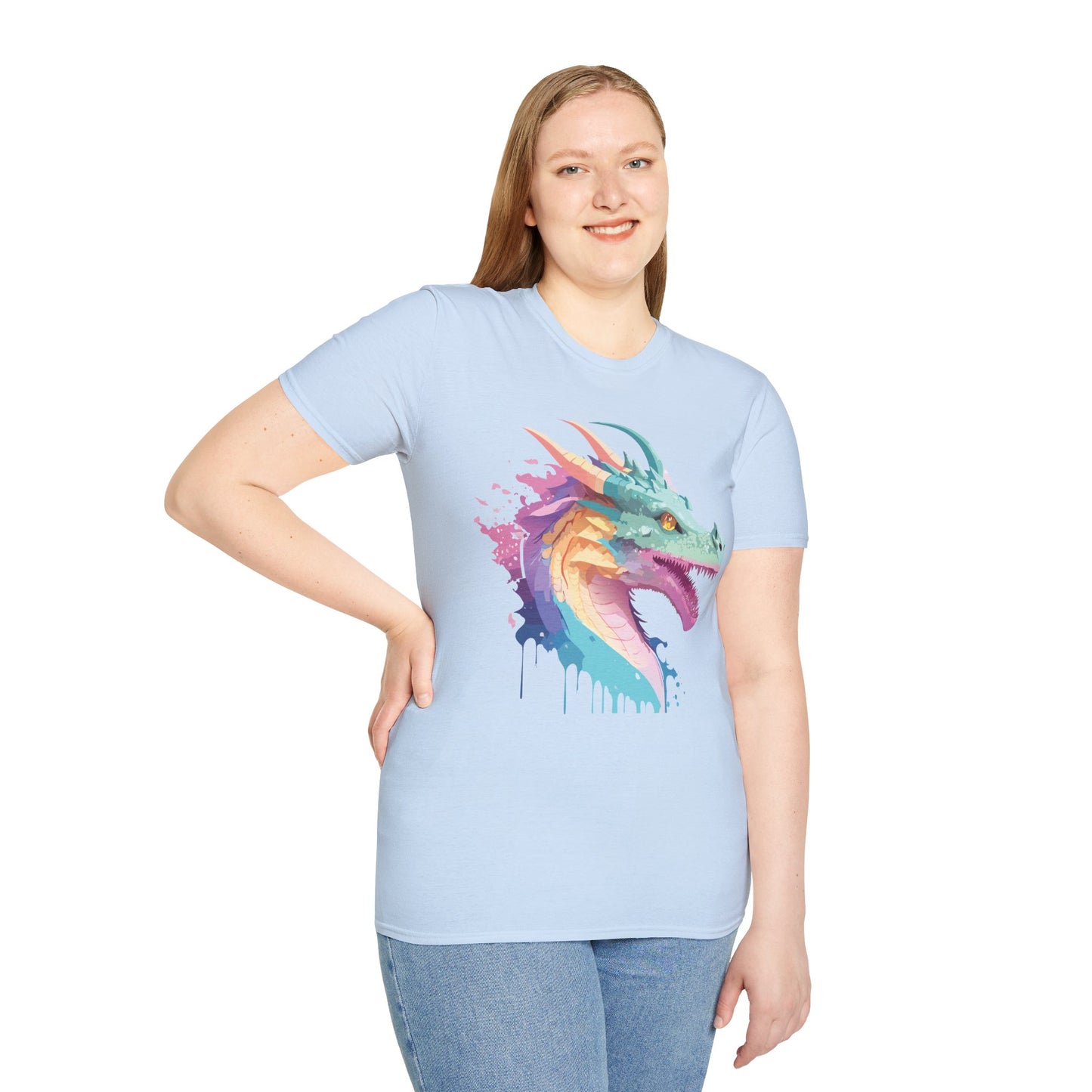 Dragon T Shirt, Dragon Shirt, Shirt with Animals, Animal Shirt