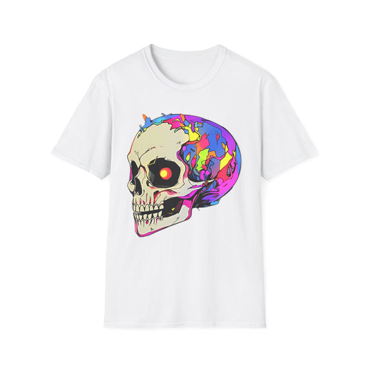 Skull Tee Shirt, Skeleton Shirt, Shirt with Skull, Shirt with Skeleton