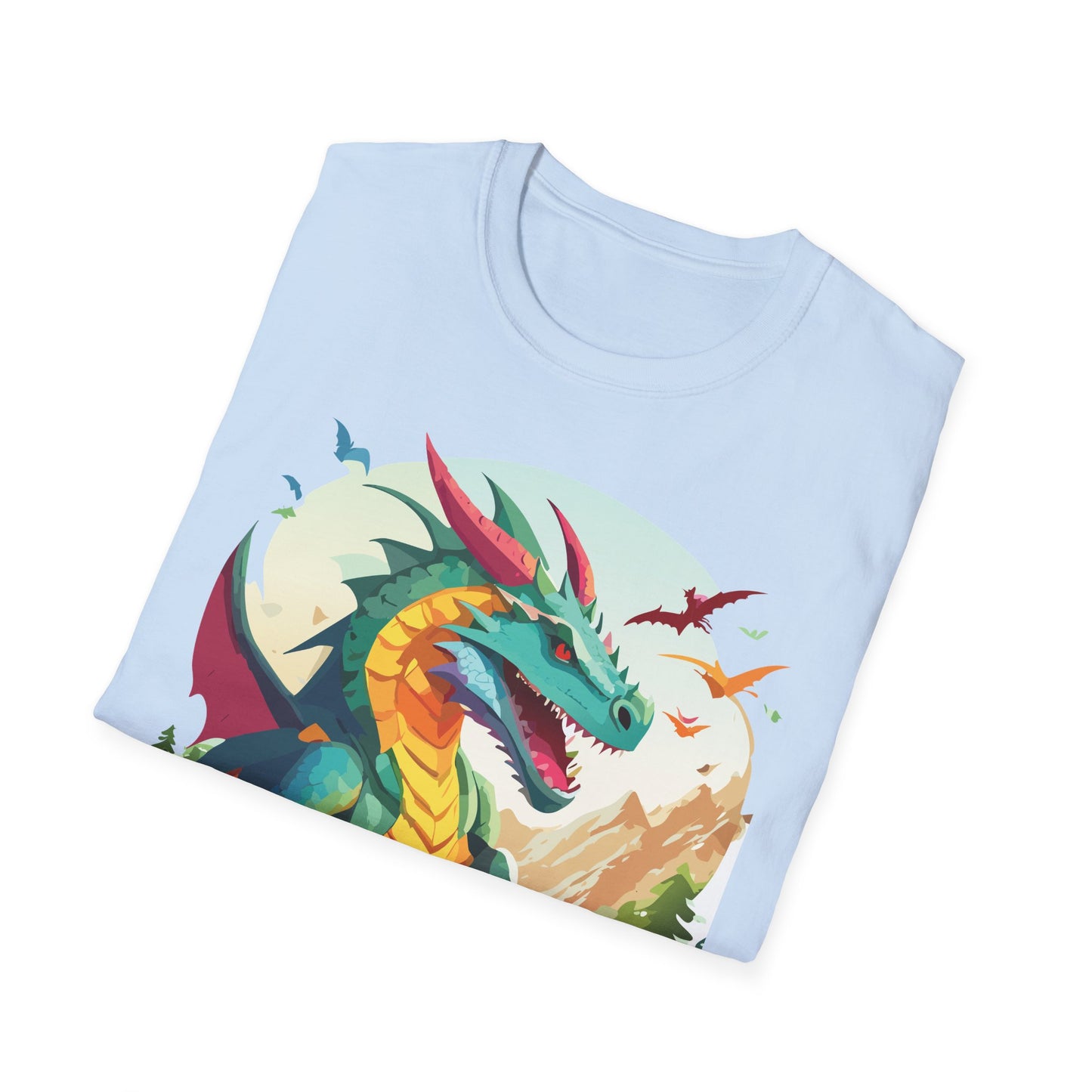 Dragon T Shirt, Dragon Shirt, Shirt with Animals, Animal Shirt