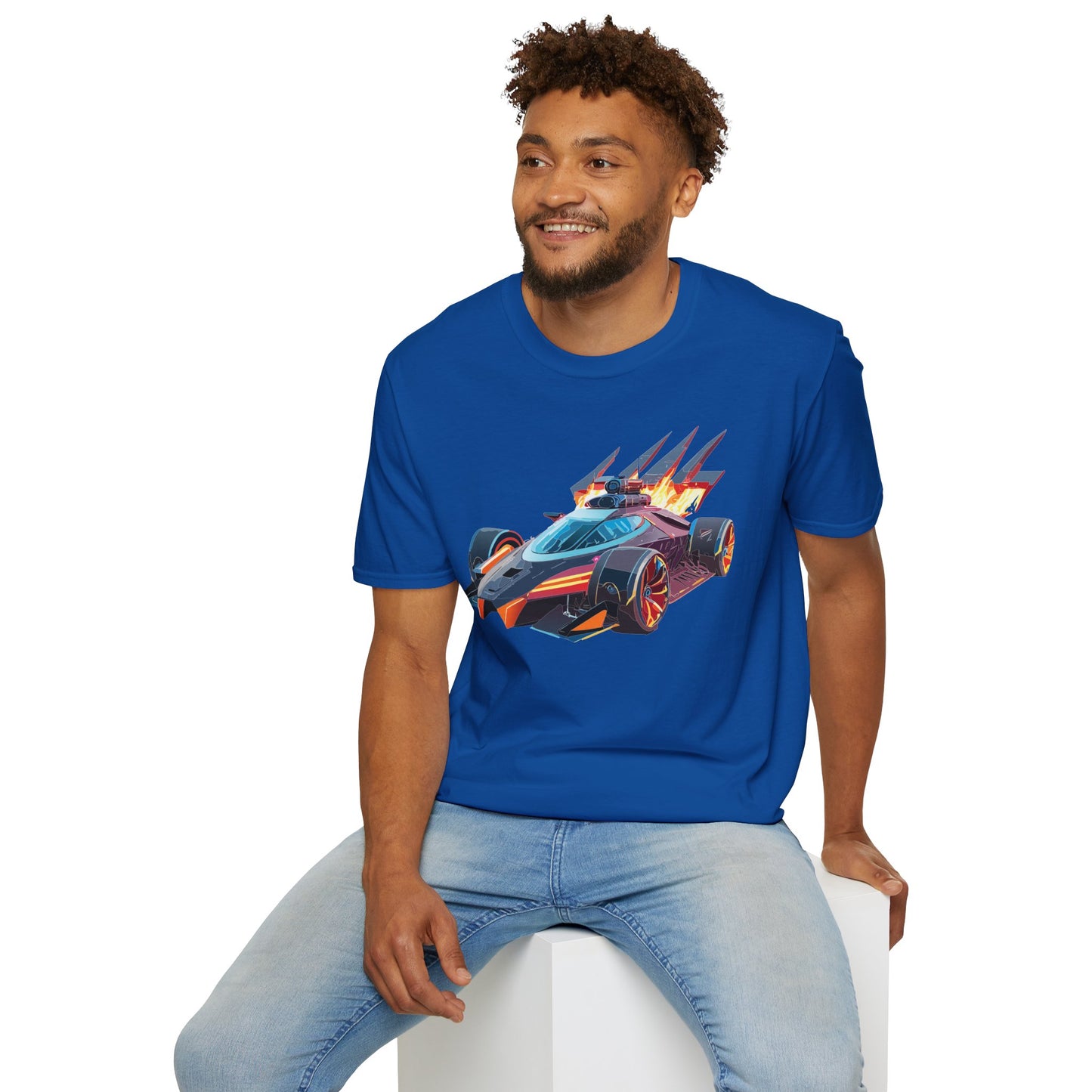 Car T Shirt Unisex Softstyle Cotton Tee With Cars Graphic Hot Wheels Design For Men Women
