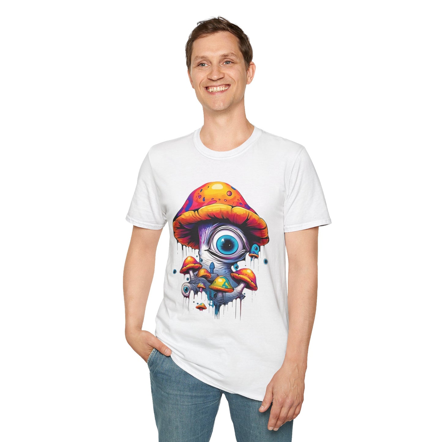 Mashroom Tee Shirt, Mashroom Shirt, Shirt with Funny Mashroom, Shirt with Fungus