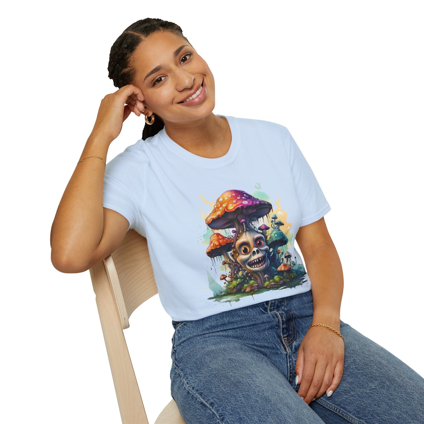 Mashroom Tee Shirt, Mashroom Shirt, Shirt with Funny Mashroom, Shirt with Fungus