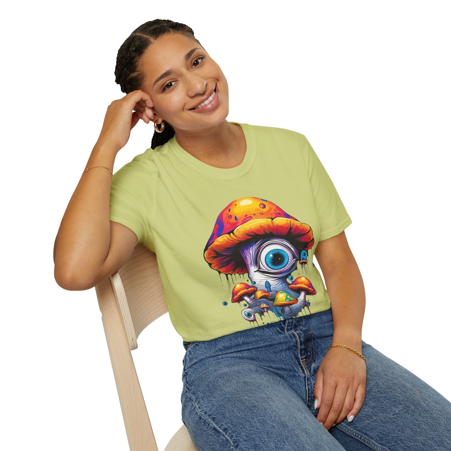 Mashroom Tee Shirt, Mashroom Shirt, Shirt with Funny Mashroom, Shirt with Fungus
