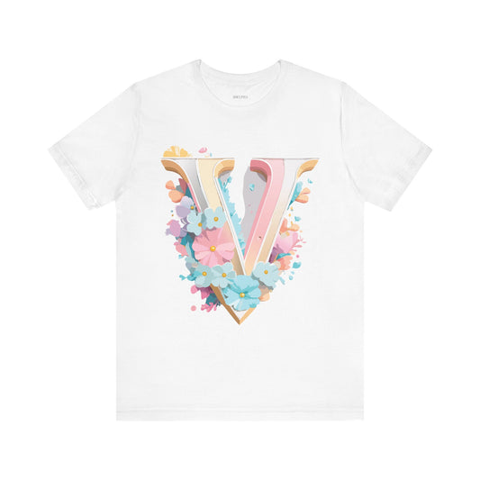 Letter Shirt, Letter V Shirt