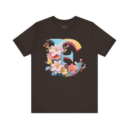 Letter Shirt, Letter E Shirt
