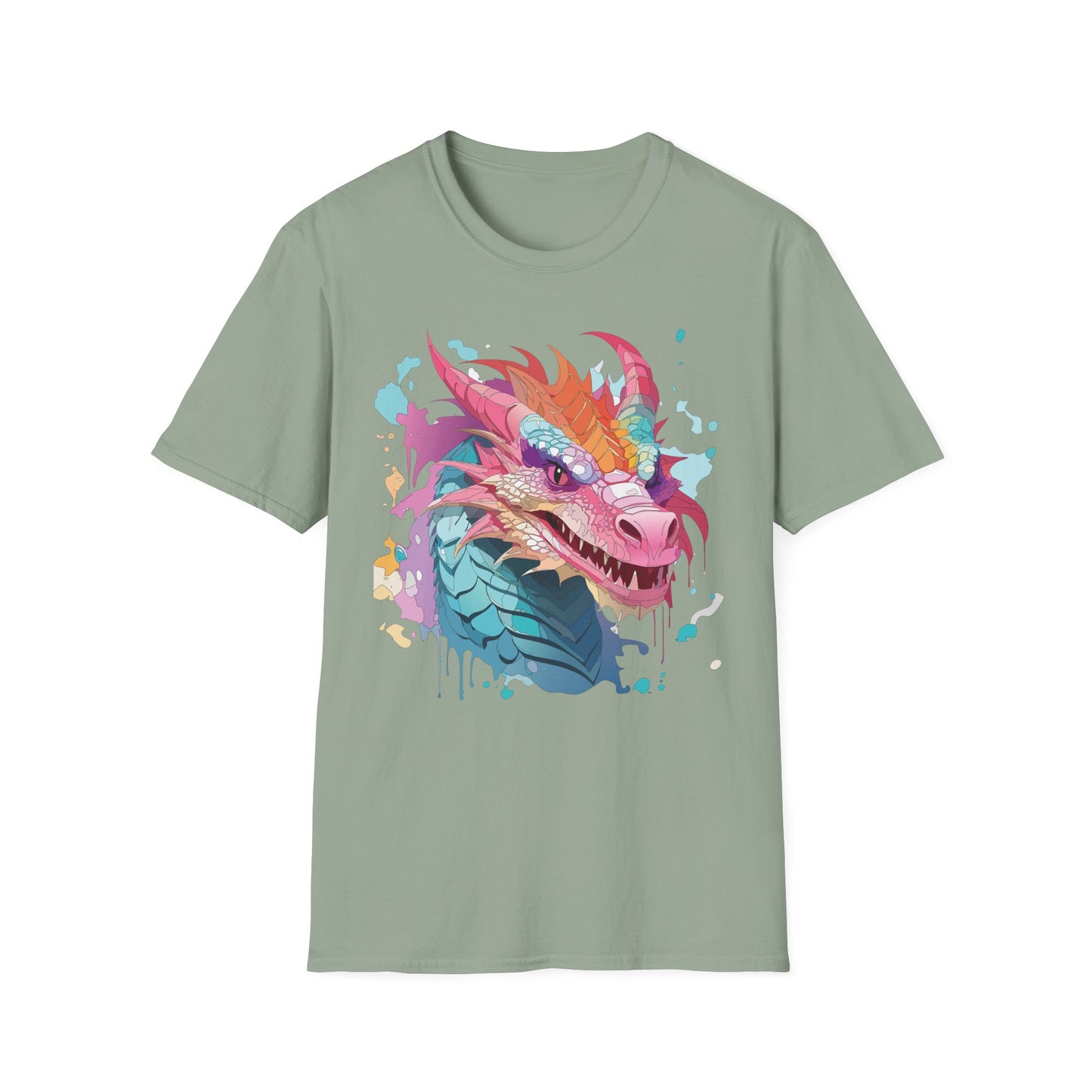 Dragon T Shirt, Dragon Shirt, Shirt with Animals, Animal Shirt