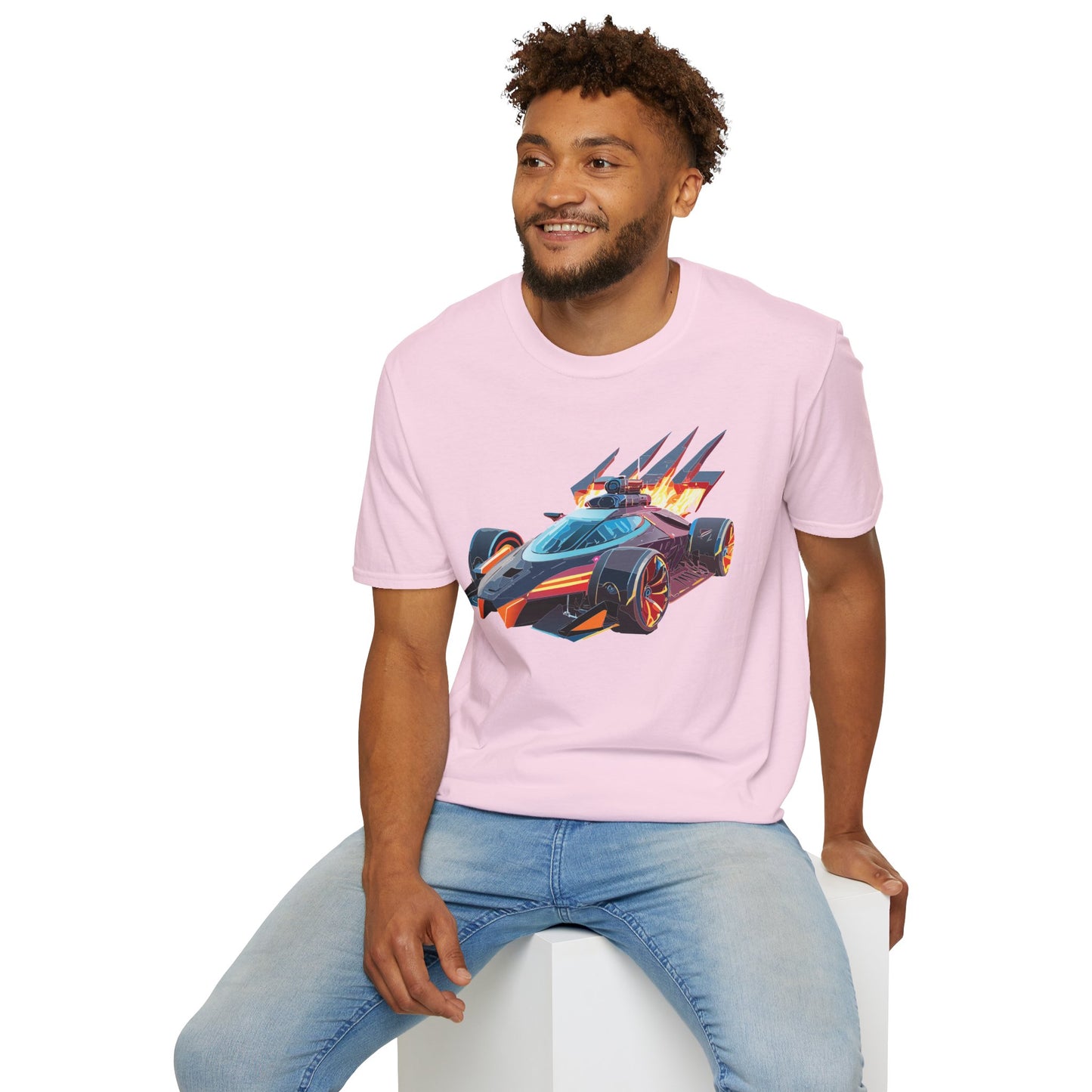 Car T Shirt Unisex Softstyle Cotton Tee With Cars Graphic Hot Wheels Design For Men Women