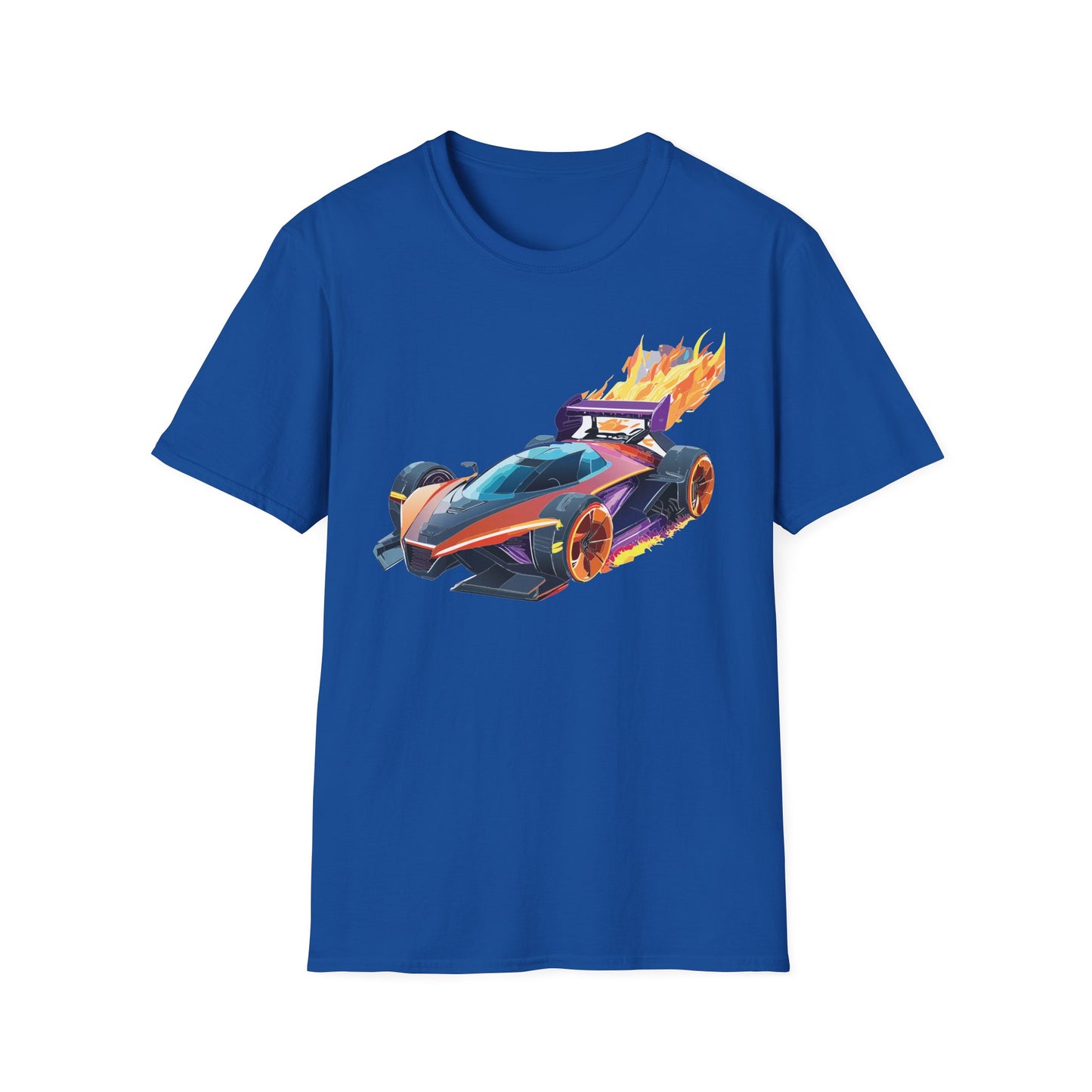 Unisex Car T Shirt Hot Wheels Graphic Tee Car Shirt Gildan Softstyle 64000 Cotton Tee